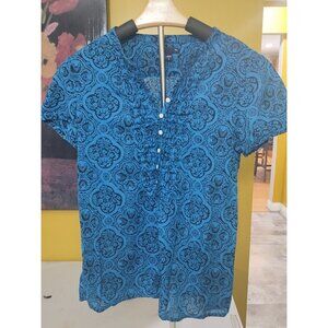 Ladies Gap Short Sleeved Blouse S